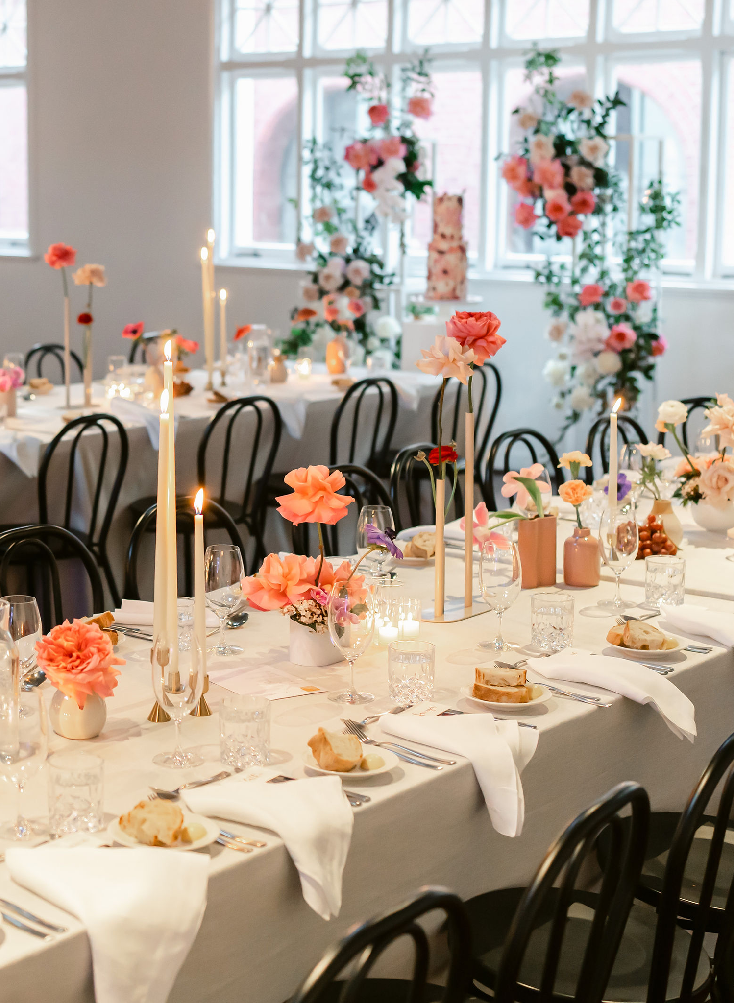 Wedding flower table arrangements