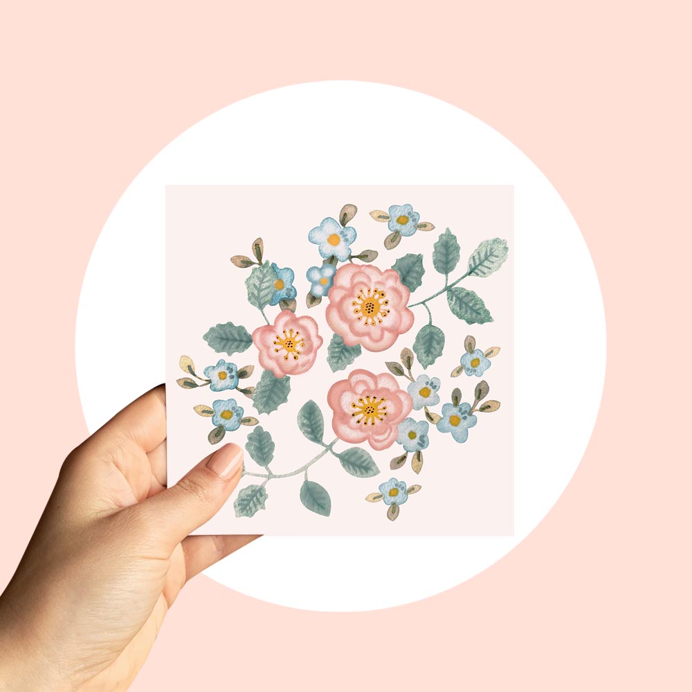 Camilla Watercolour Card by Ash White