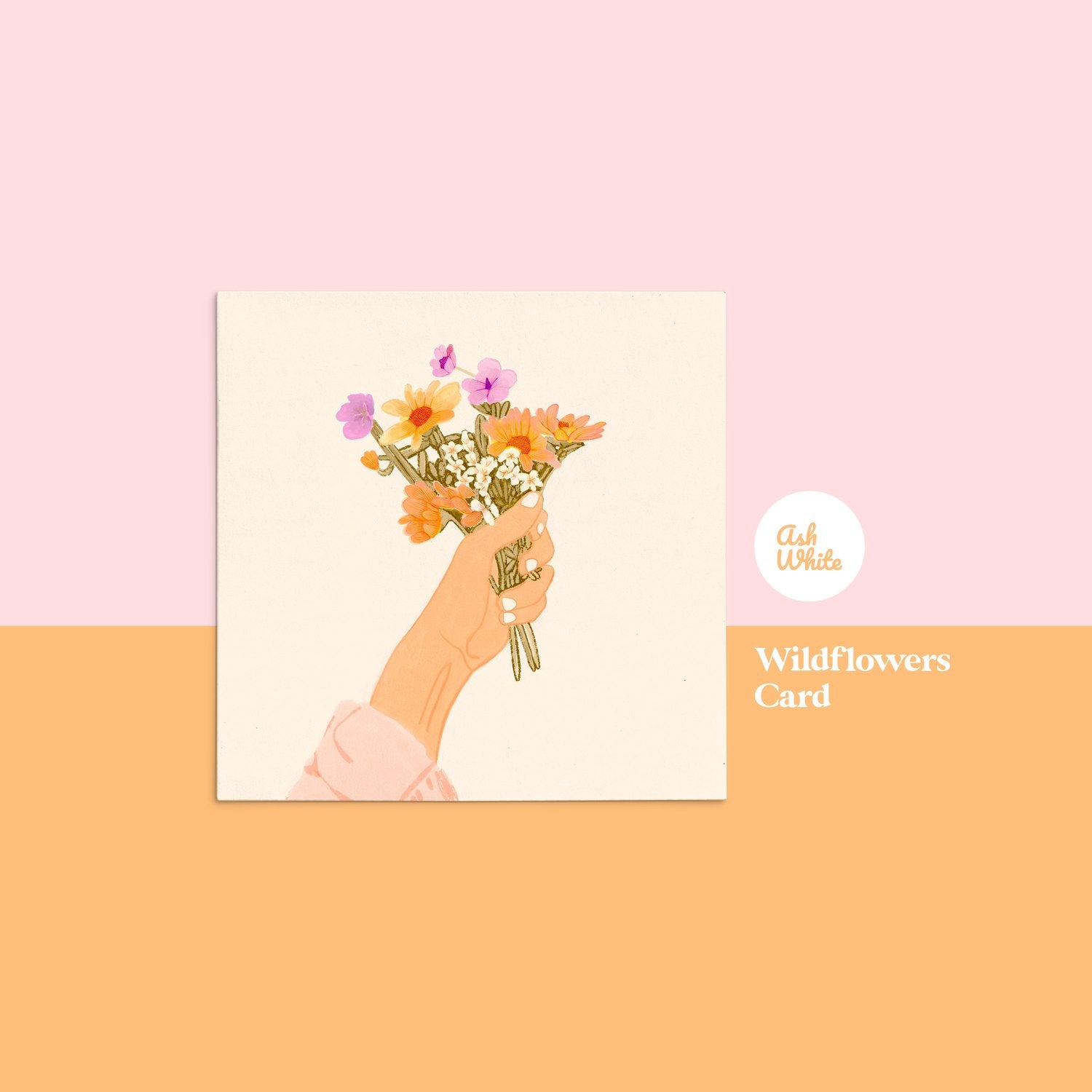 WILDFLOWERS CARD By Ash White